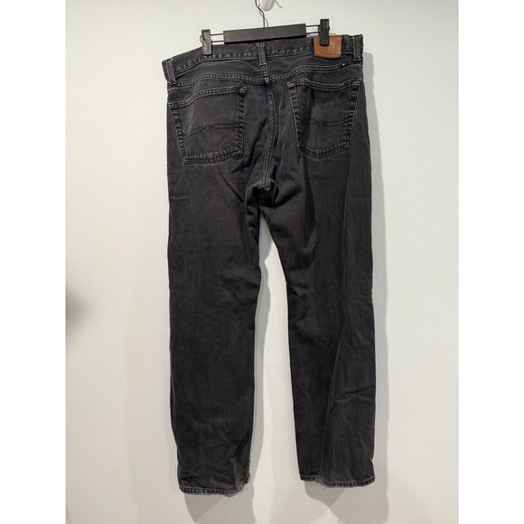 Lucky Brand 329 Jeans Mens 36x30 Light Black Classic Straight Fit Denim Mid Rise - Picture 2 of 7